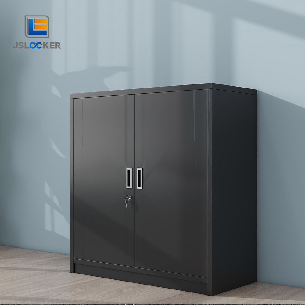 Black Steel Drawer Lockers Cabinet