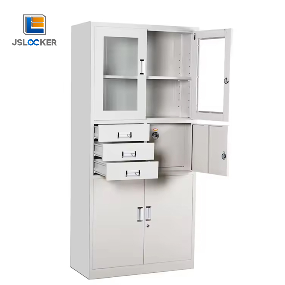 3 Drawer Steel File Cabinet With Doors