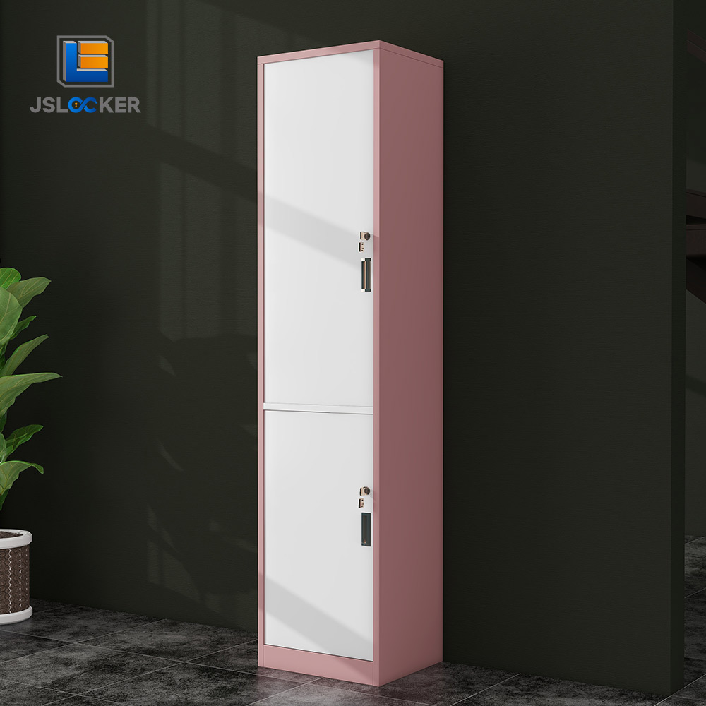 2-Door Metal Wardrobe For Office Storage