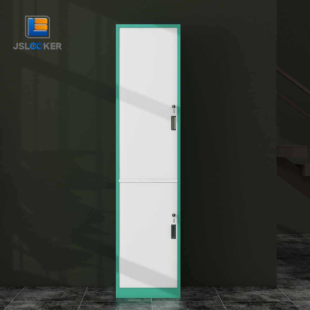 2-Door Metal Wardrobe For Office Storage