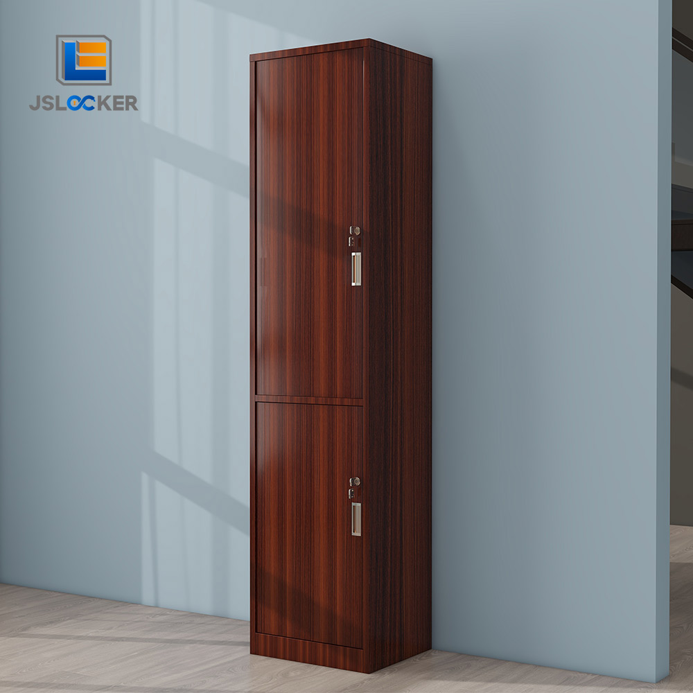 2-Door Metal Wardrobe For Office Storage
