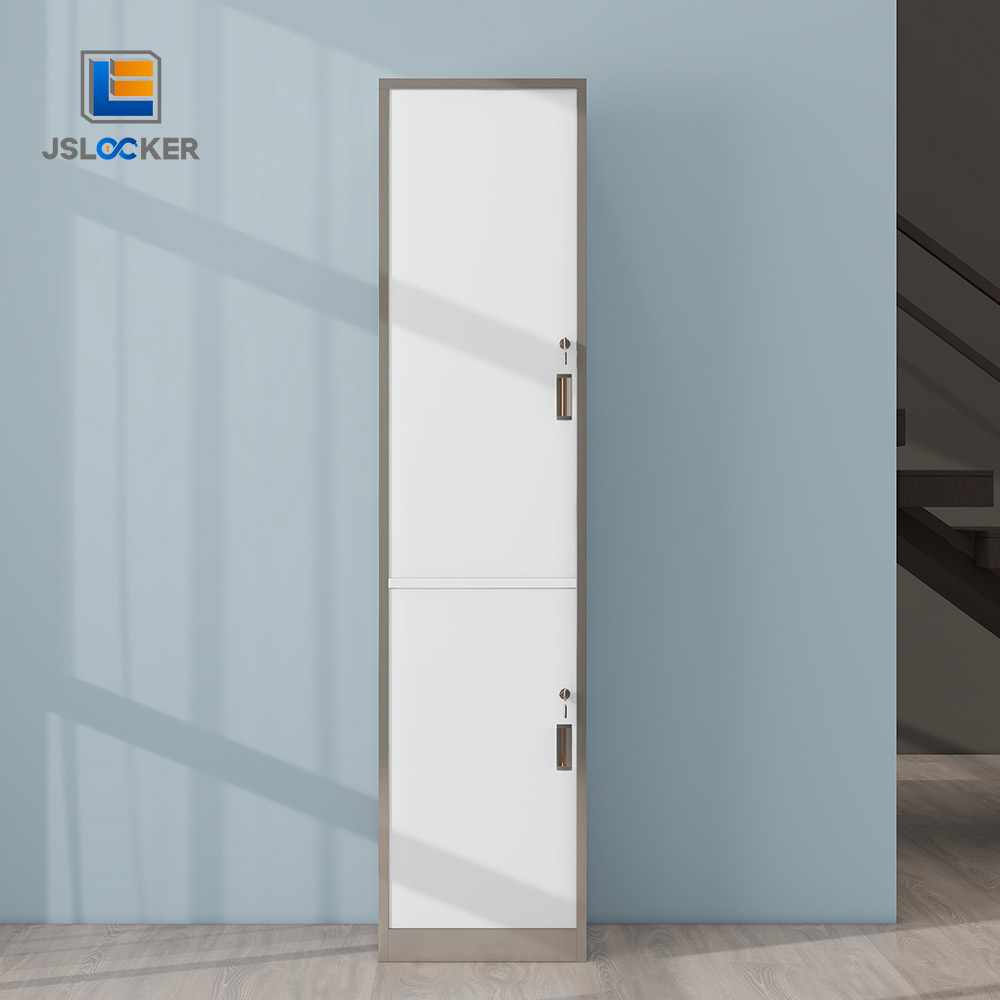 2-Door Metal Wardrobe For Office Storage