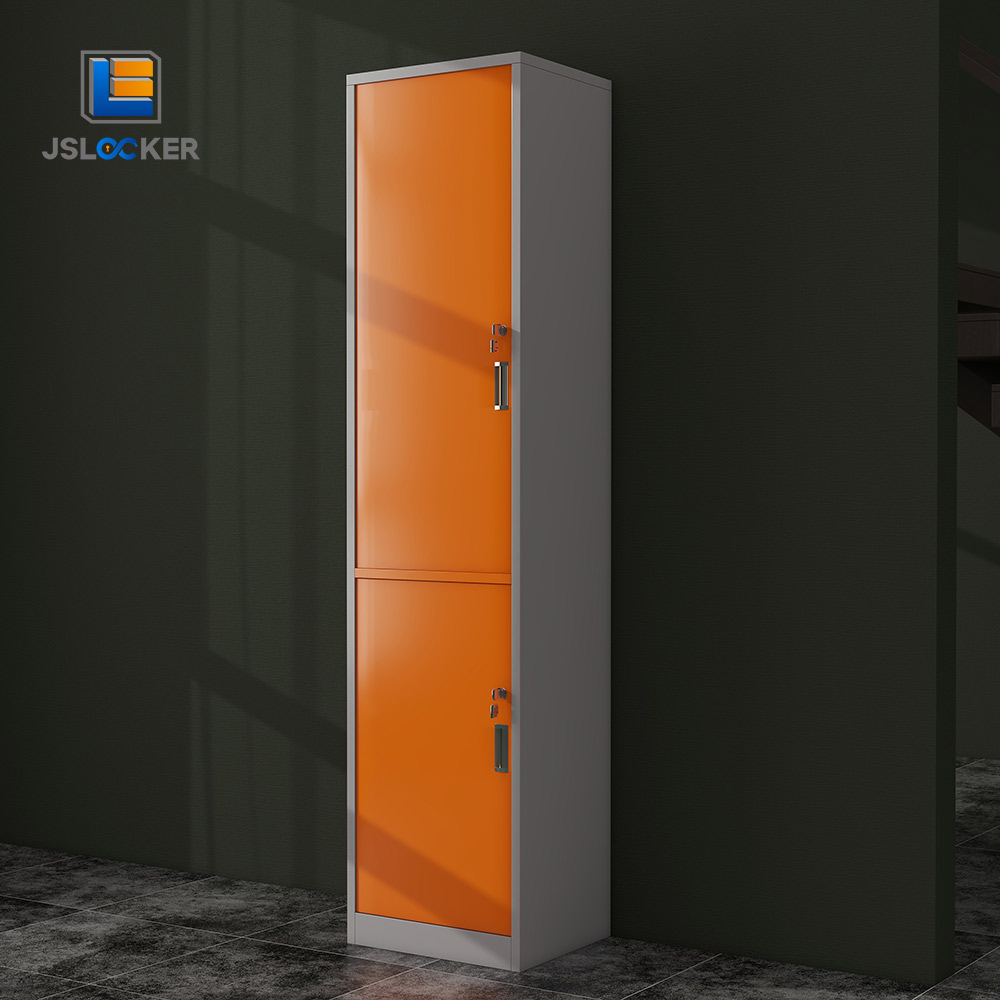 2-Door Metal Wardrobe For Office Storage