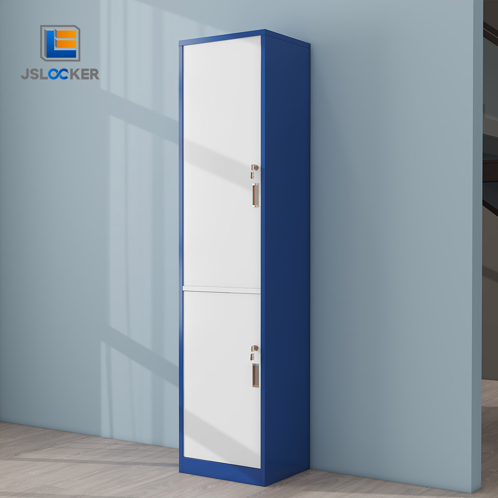 2-Door Metal Wardrobe For Office Storage