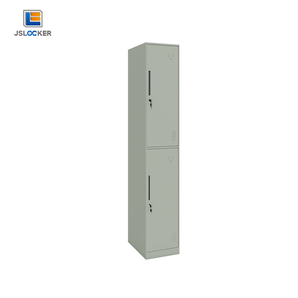 Stainless Steel 2 Door Metal Wardrobe