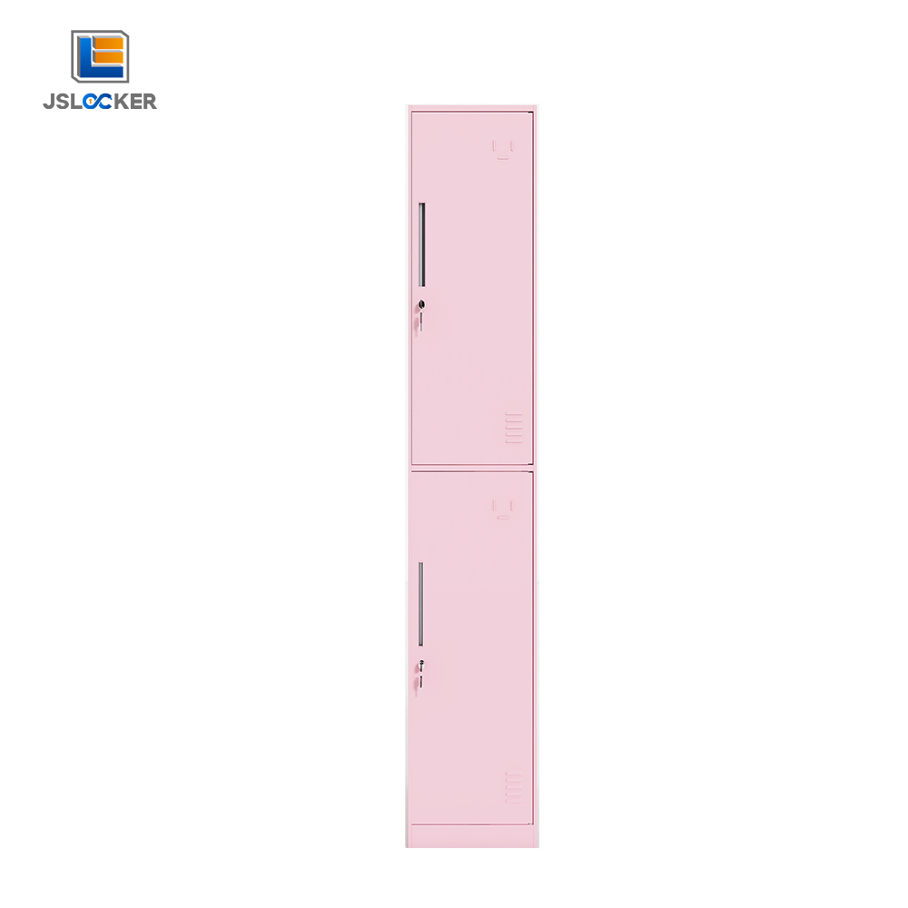 Stainless Steel 2 Door Metal Wardrobe