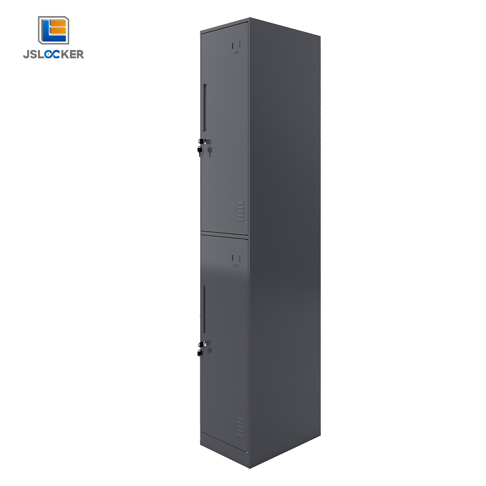 Stainless Steel 2 Door Metal Wardrobe
