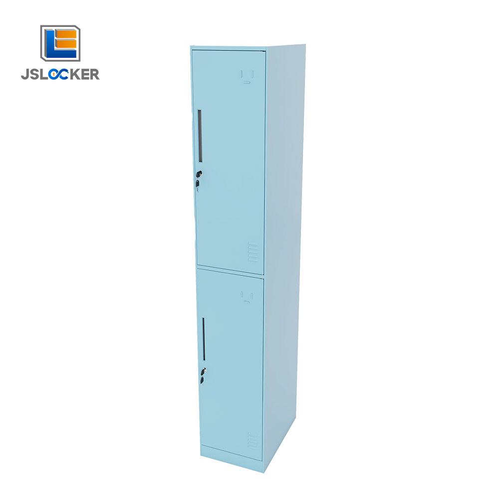 Stainless Steel 2 Door Metal Wardrobe