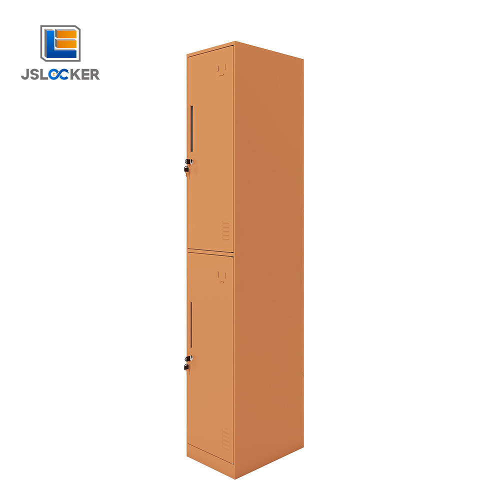 Stainless Steel 2 Door Metal Wardrobe