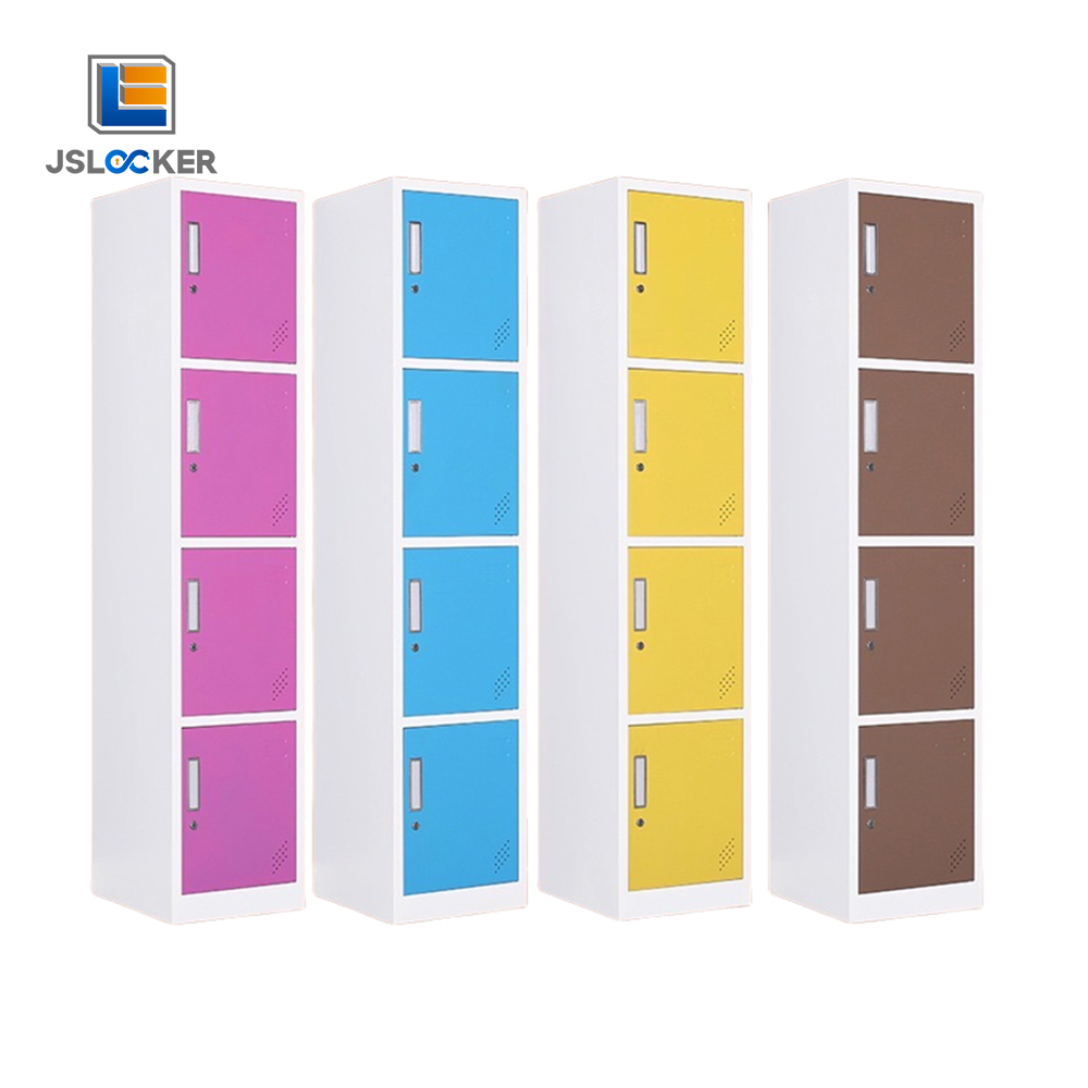 Steel 3 Door Metal Wardrobe For Clothes Storage