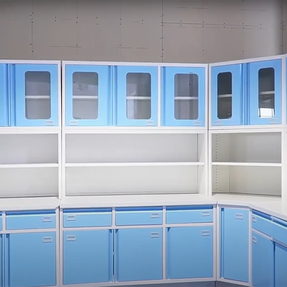 JSLOCKER Manufacturer Medical Furniture Medicine Cabinet Wall Mounted Medical Cabinet with Sink