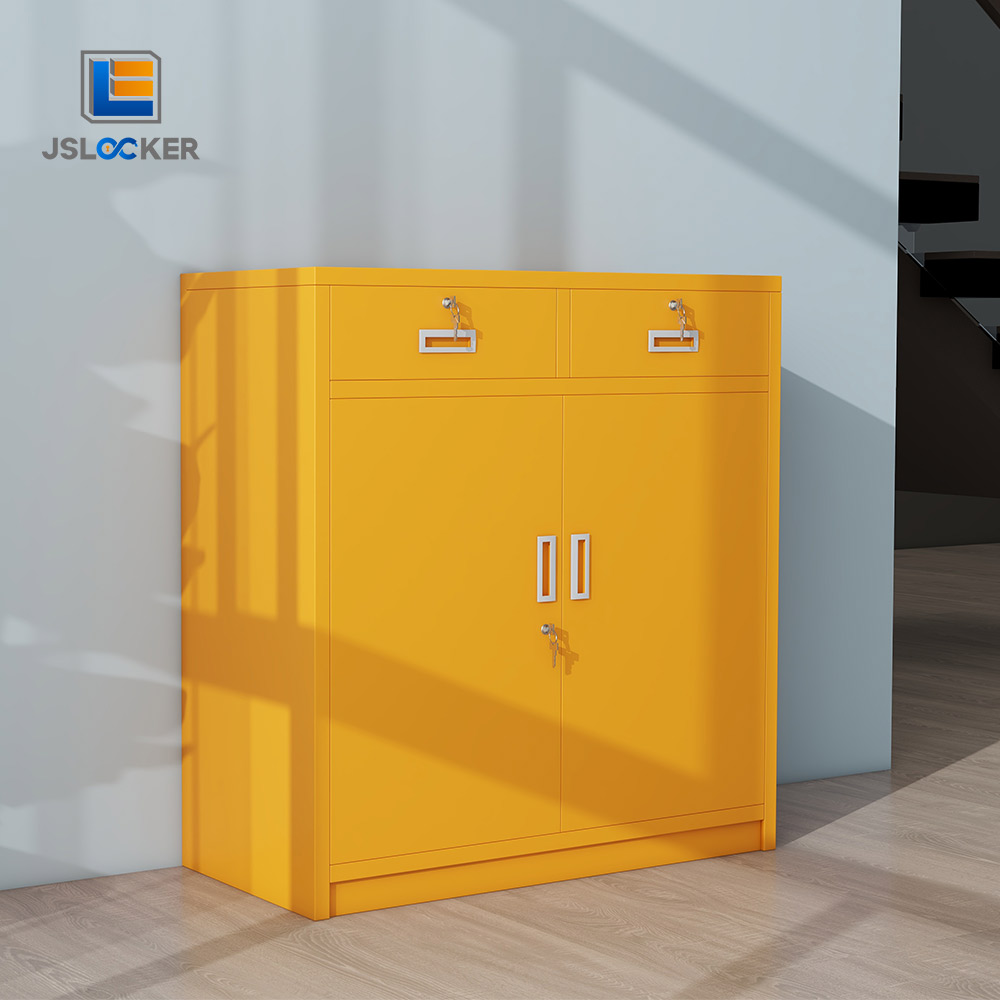 2 Door Stainless Steel Locking Steel Storage Cabinet