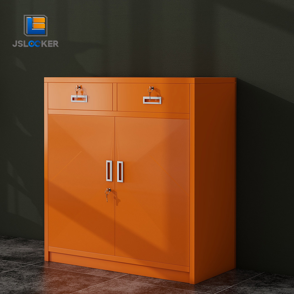 2 Door Stainless Steel Locking Steel Storage Cabinet