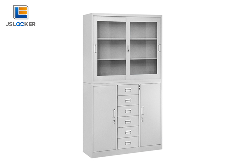 JSLOCKER Glass Door File Cabinet: A Must Have for Modern Office Space