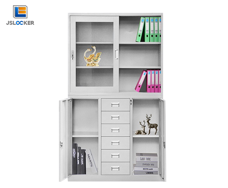 glass door file cabinet
