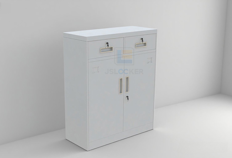 Double door steel storage cabinet