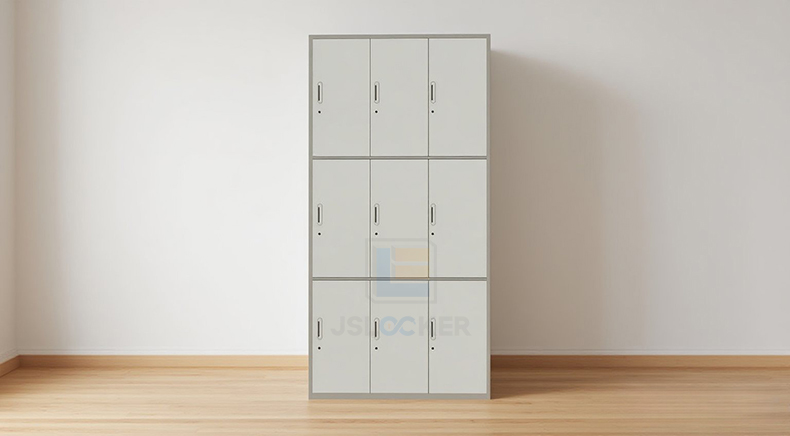 9 door steel locker