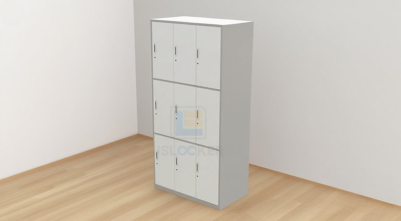 9 door steel locker
