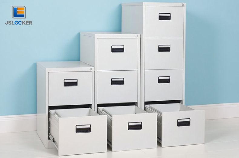 خزانة ملفات معدنية ذات درجين: حل بسيط للتخزين المنظم