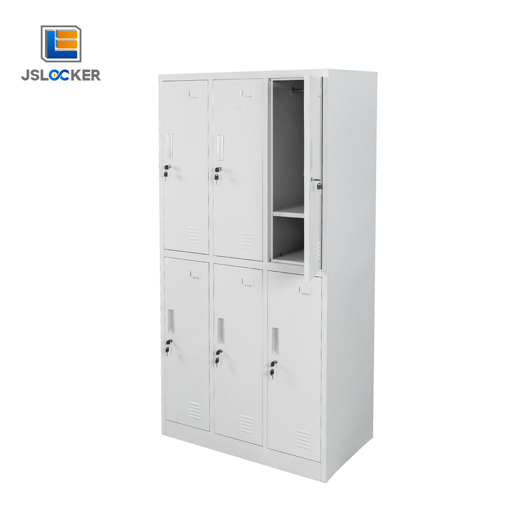6 Door Steel Metal Locker Wardrobe