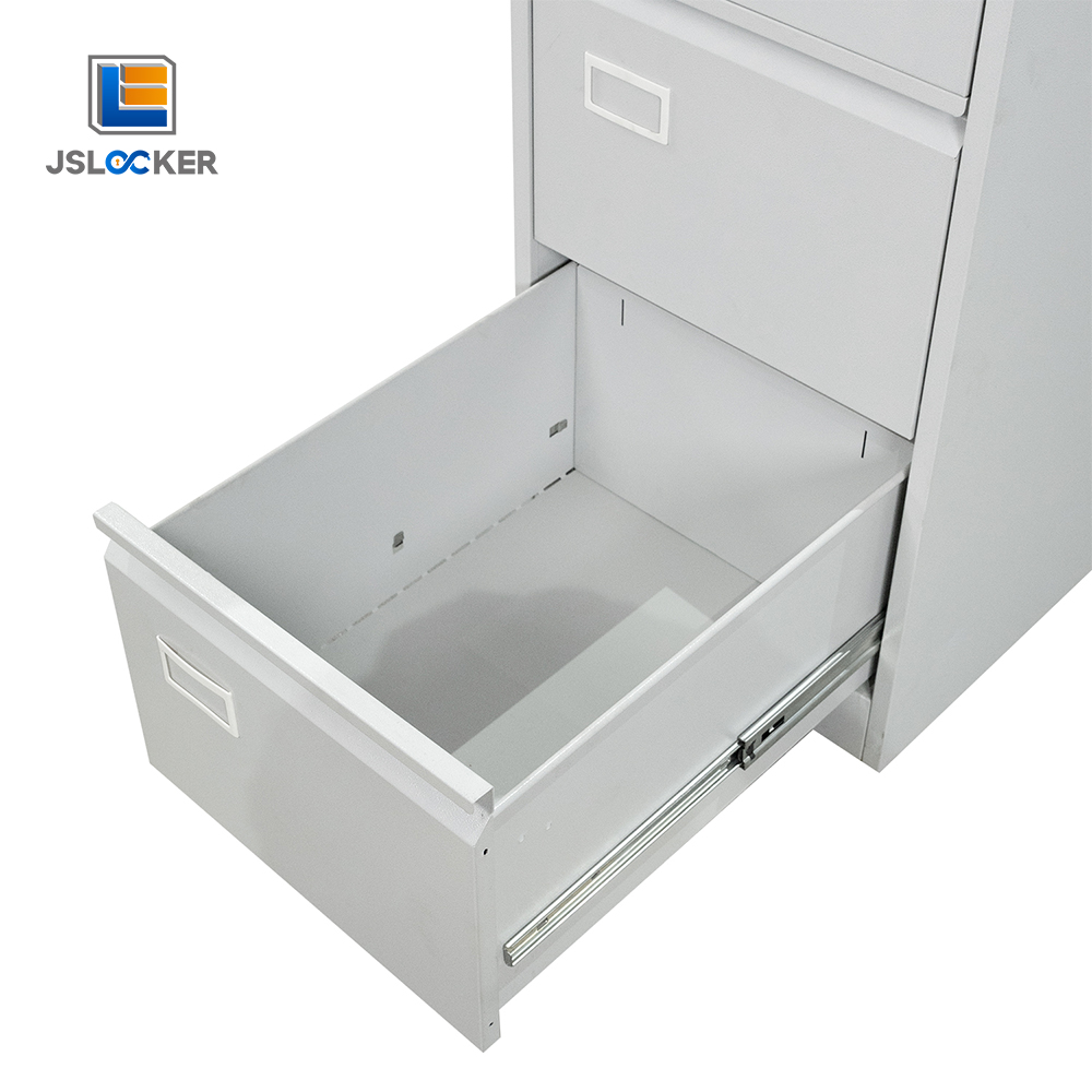 Vertical Five Drawer Filing Cabinet With Lock