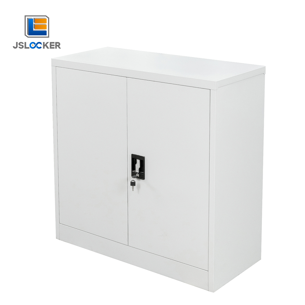 Dual Door Lockable Steel Metal Low Cabinet