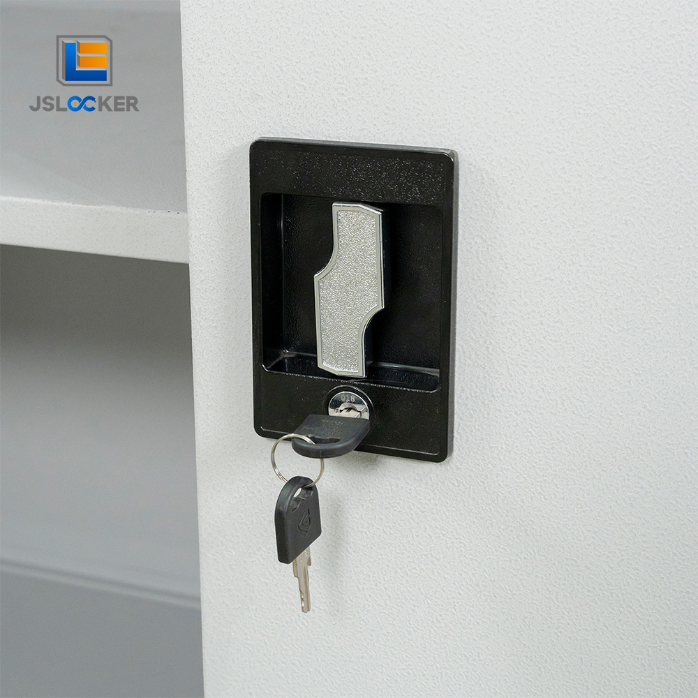 Dual Door Lockable Steel Metal Low Cabinet