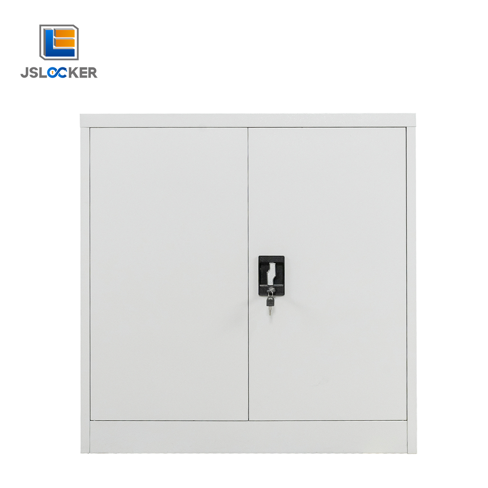 Dual Door Lockable Steel Metal Low Cabinet