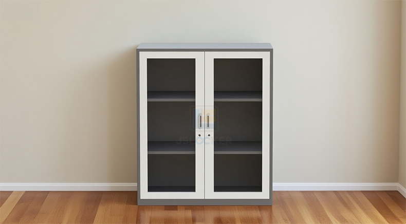 low glass cabinet
