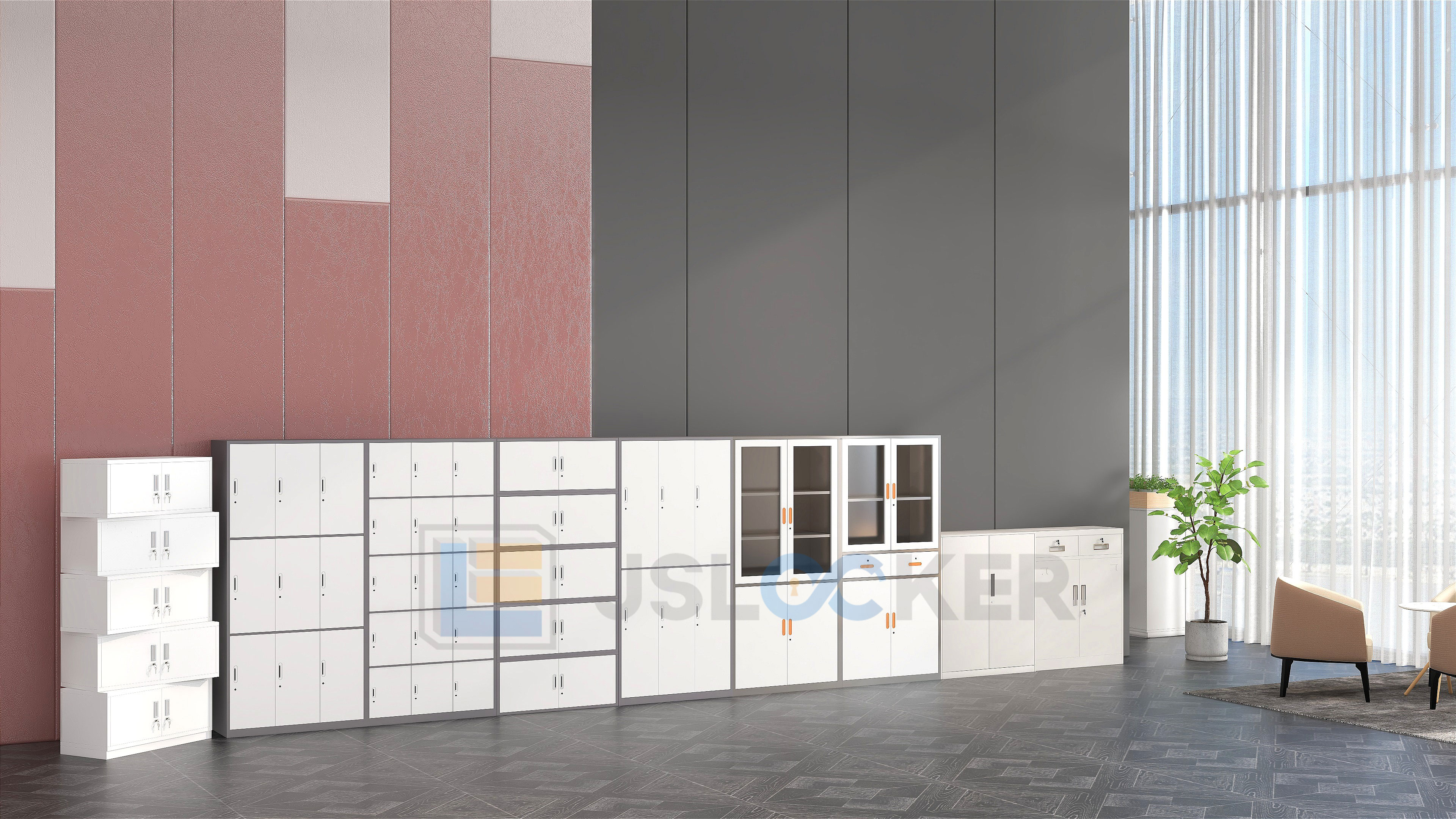 steel filing cabinet