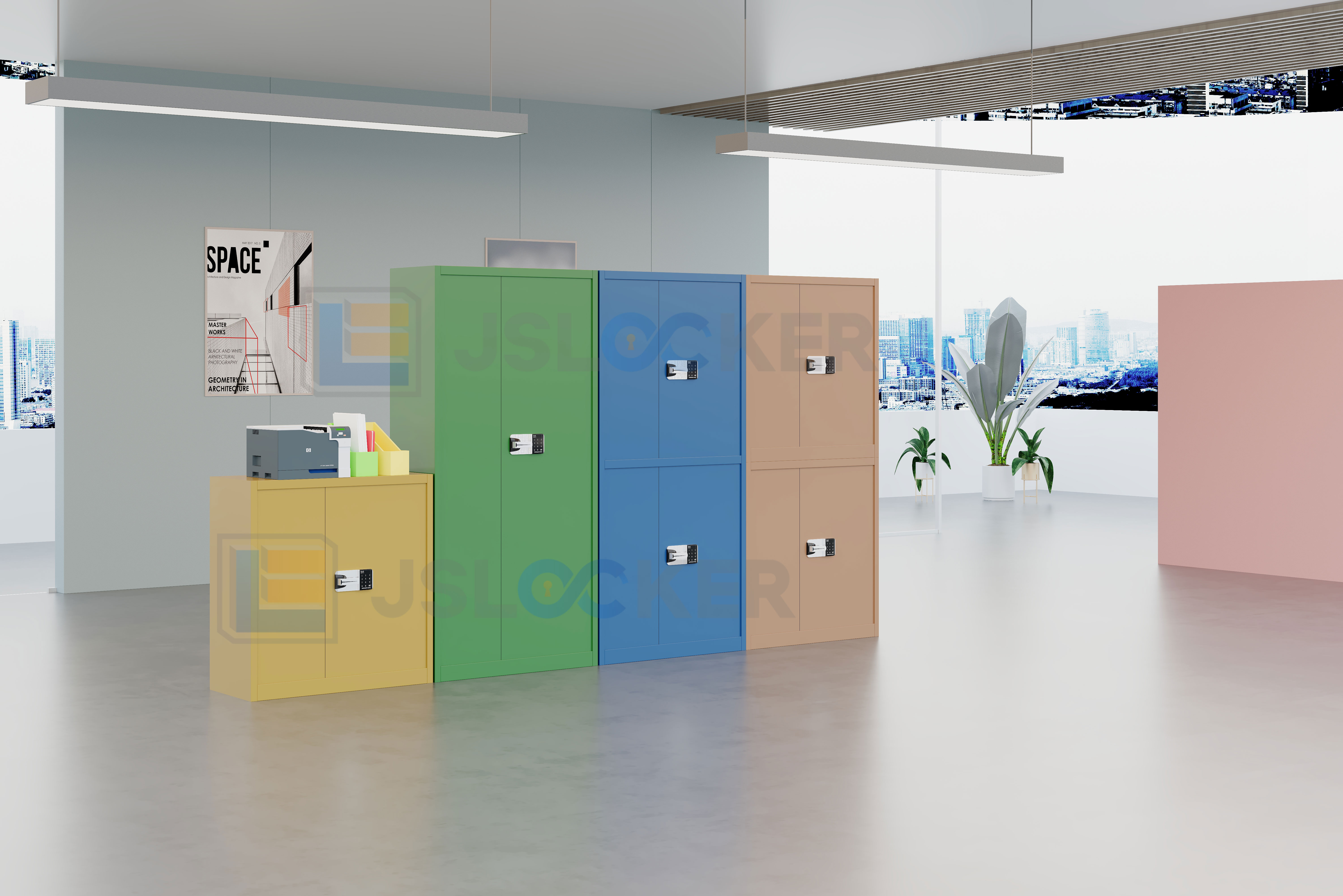 Steel office furniture