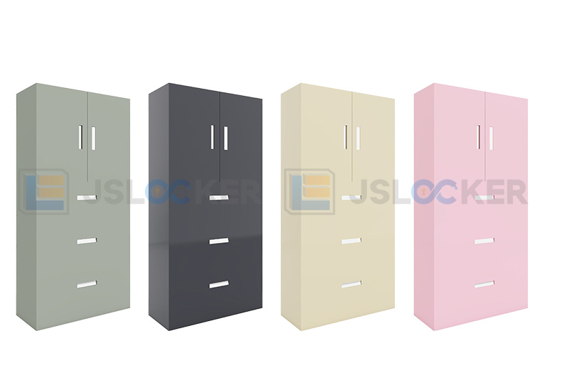 Two-door drawer filing cabinet