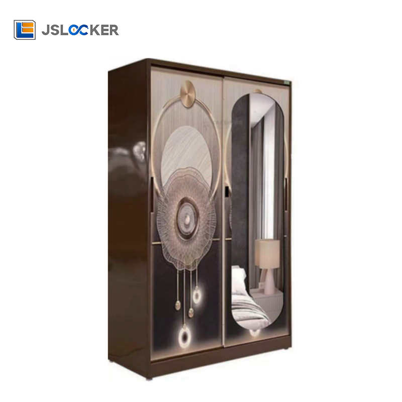 Jslocker Factory Supply Multi-purpose Steel Hanging Clothes Storage Metal Wardrobe Cabinet Closet