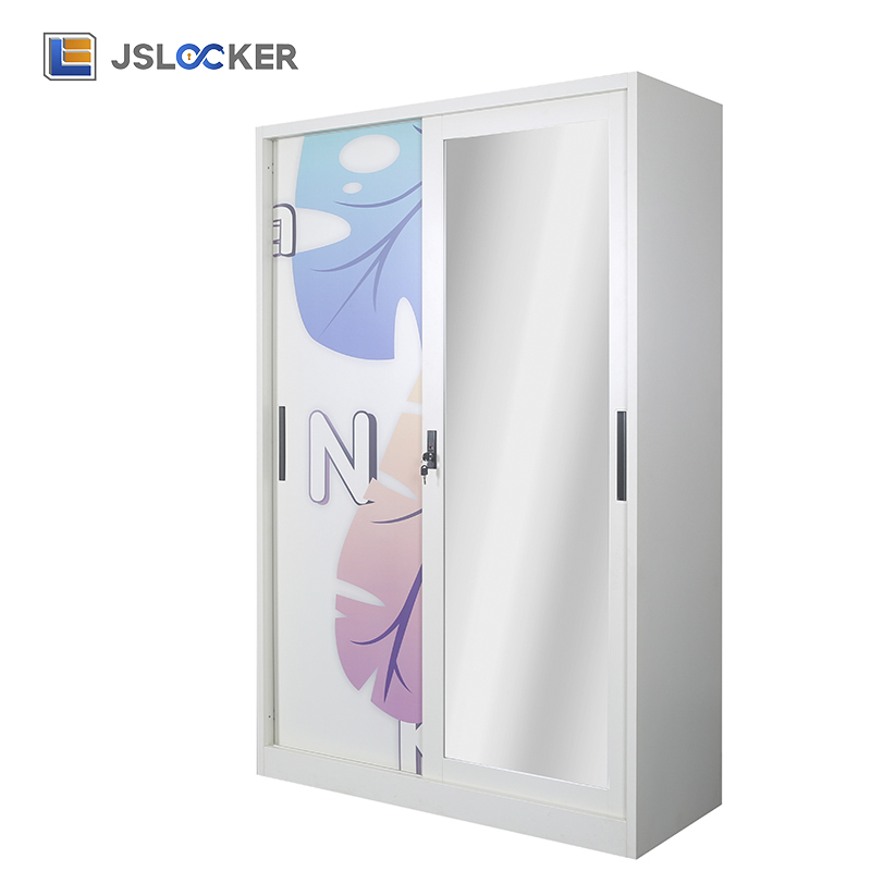 Jslocker Factory Supply Custom Steel Almirah Metal Painting Wardrobe Cabinet Detachable Storage Painted Wardrobe Closets for Bedroom Home Jslocker Factory Supply Custom Steel Almirah Metal Painting Wardrobe Cabinet Detachable Storage Painted Wardrobe Closets for Bedroom Home