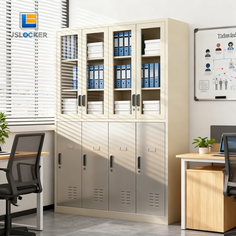 Glass Door Filing Cabinet Glass Door Filing Cabinet