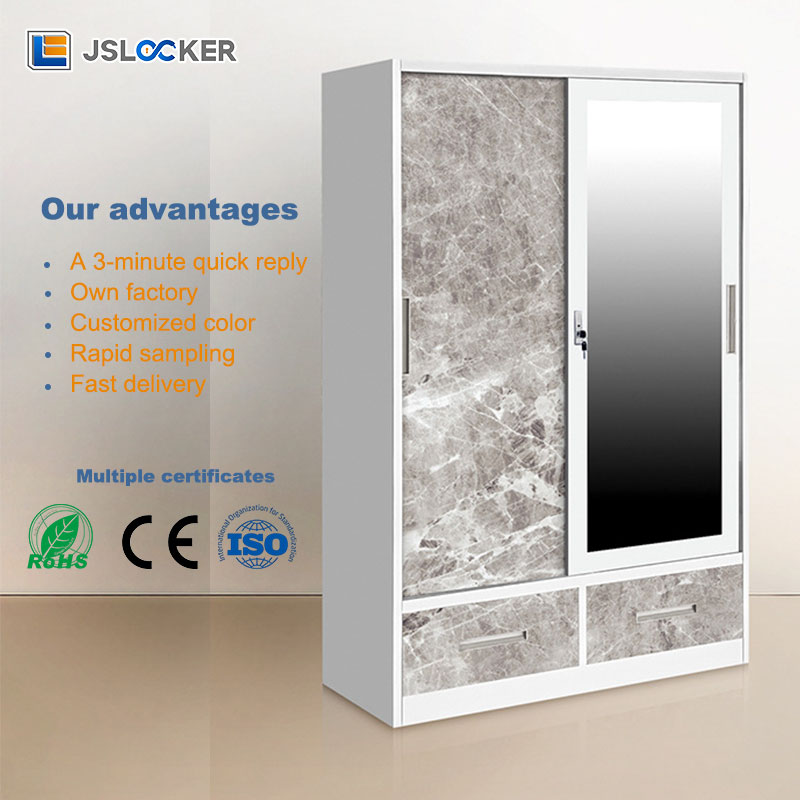 mirrored wardrobe