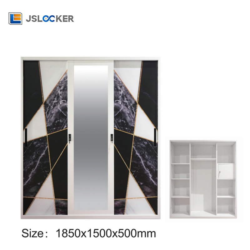 JSLOCKER 家具设计解决方案 金属衣柜供应商 钢制卧室衣柜柜