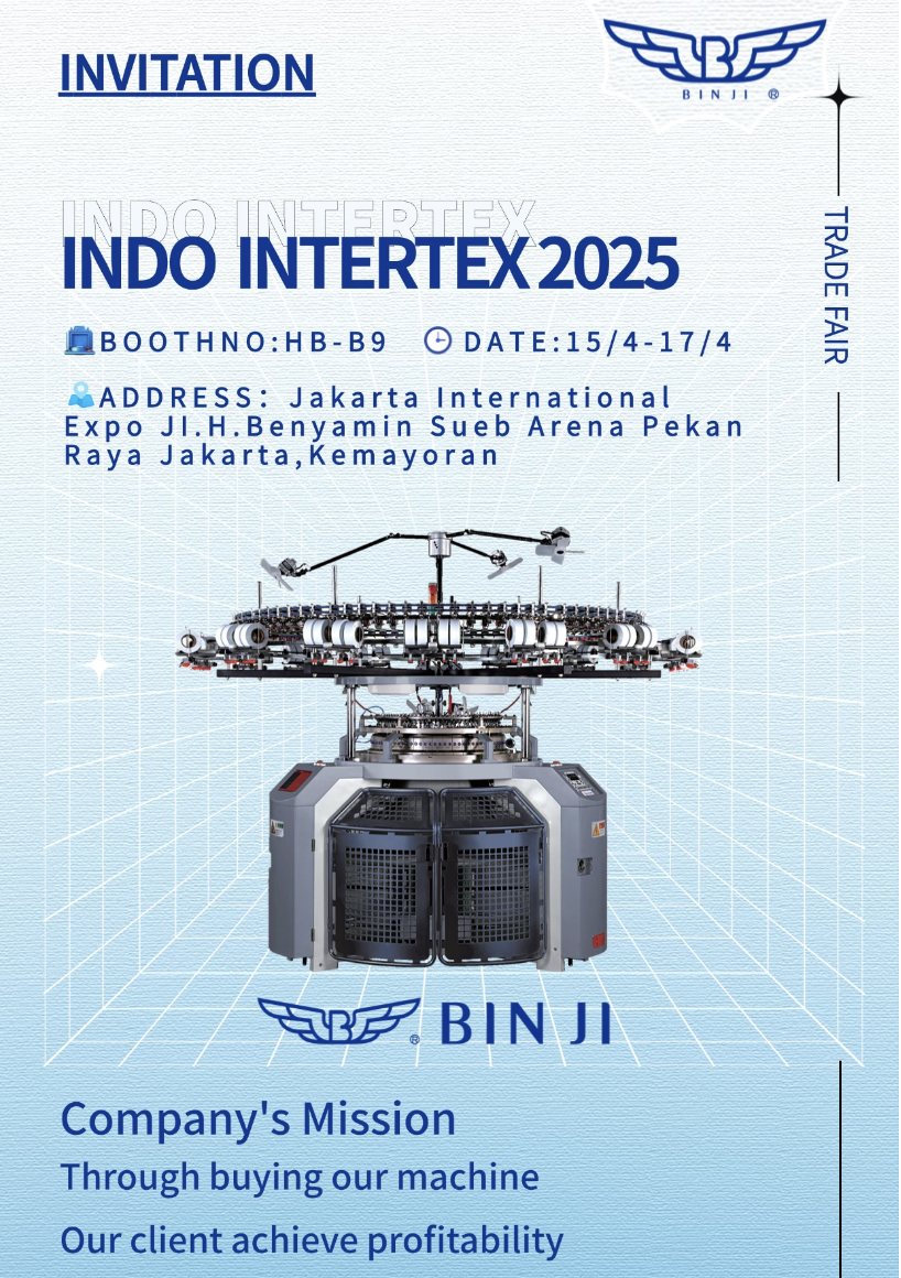 Binji attended the 2025 Indonesia Textile Machinery Exhibition