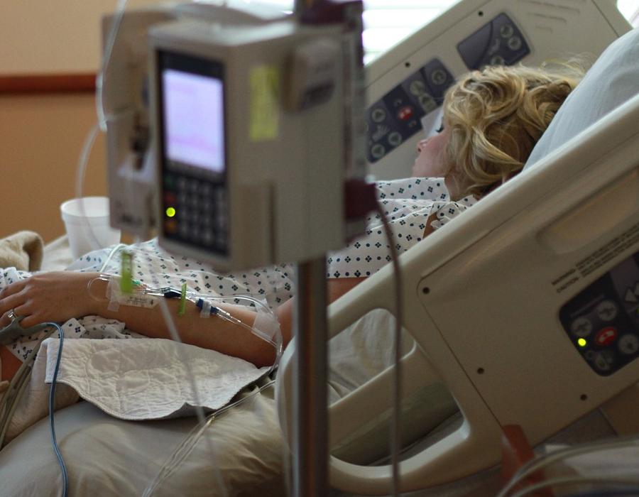 Semi Electric Nursing Bed
