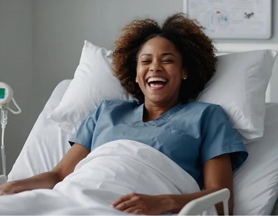 Semi Electric Nursing Low Bed