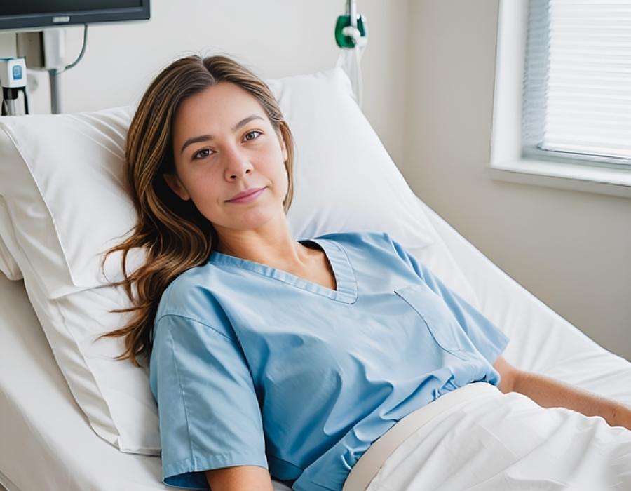 Semi Electric Nursing Bed