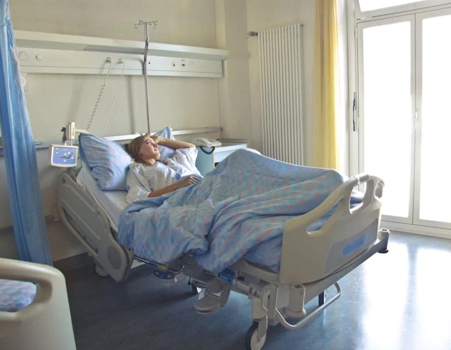 Semi Electric Nursing Low Bed