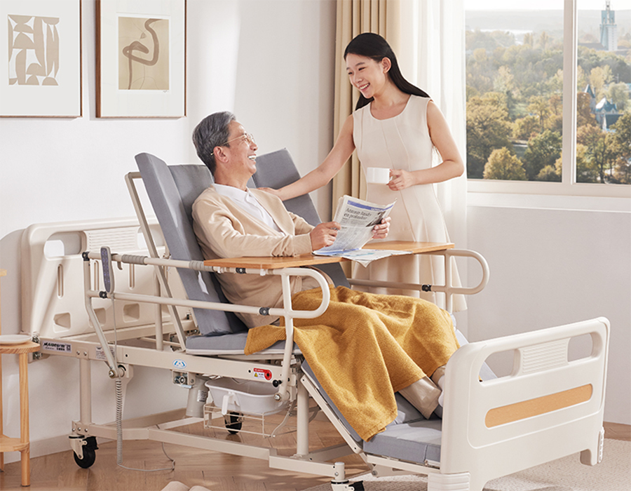 semi electric nursing bed