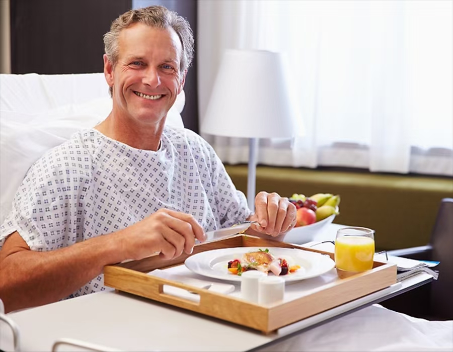 semi electric nursing bed