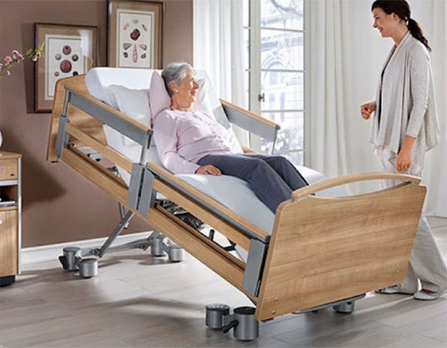 semi electric homecare low bed