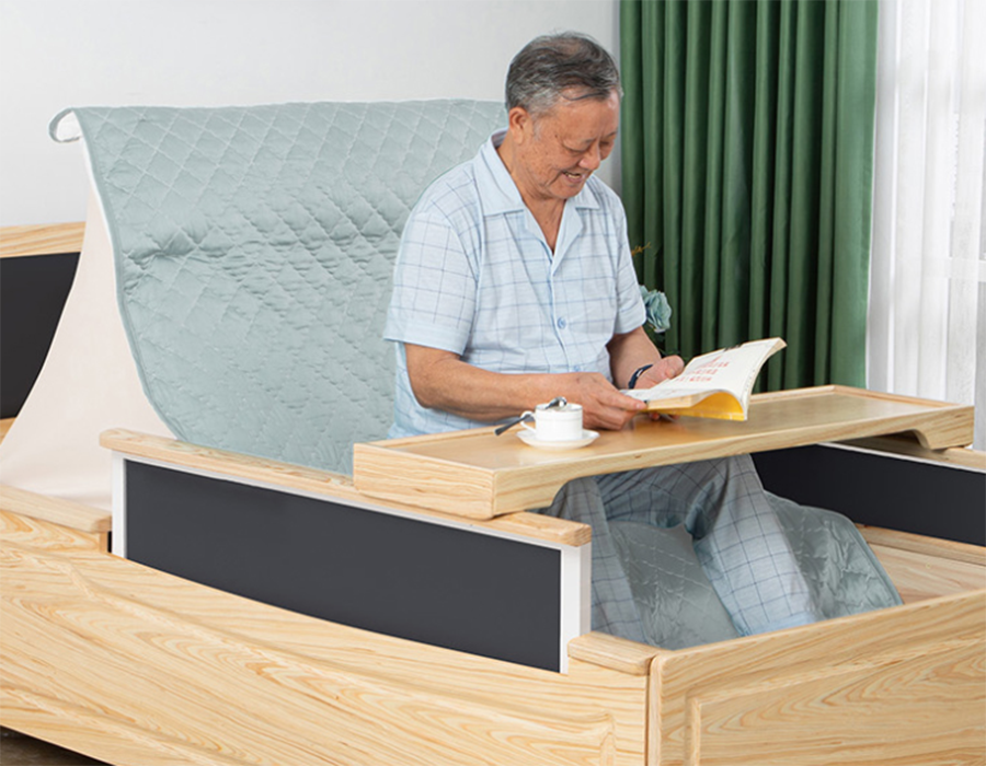 Semi Electric Nursing Low Bed