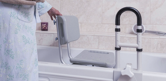 ‌Clamp-on Tub Rail