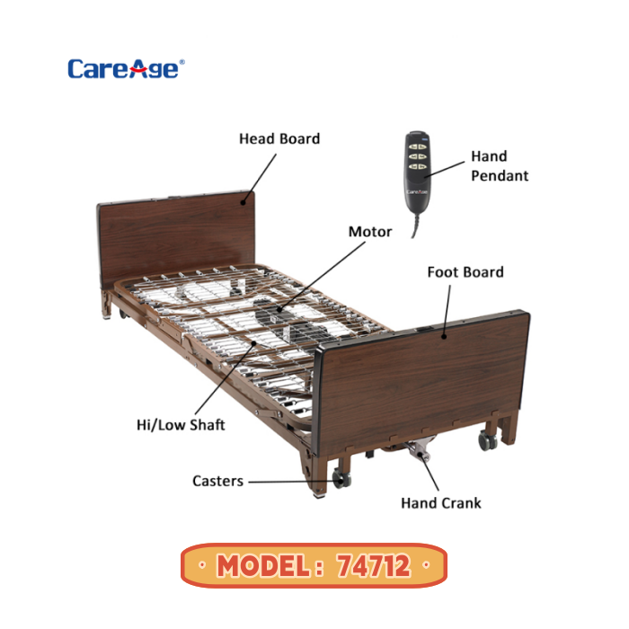 Low Full Electric Homecare Bed