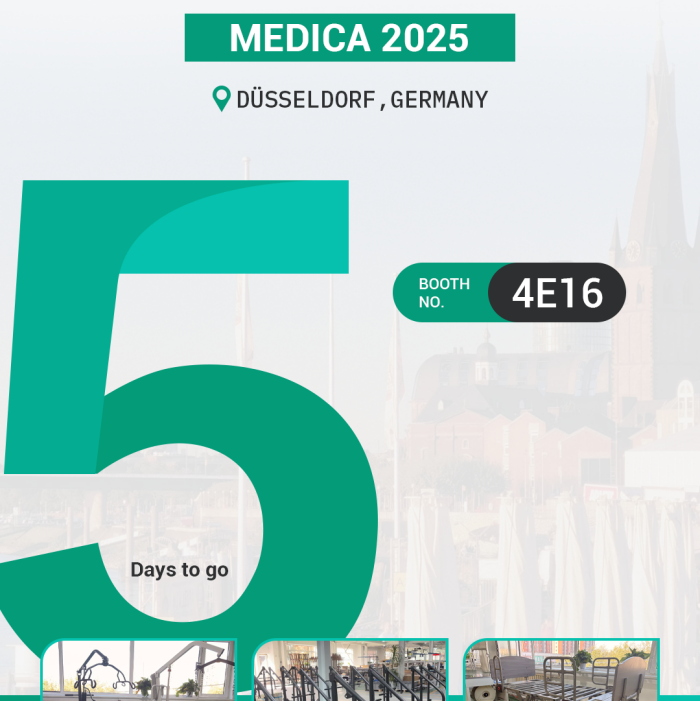 Contagem regressiva para a MEDICA 2025: Faltam 5 dias! A CareAge apresenta soluções inovadoras para enfermagem no estande 4E16.