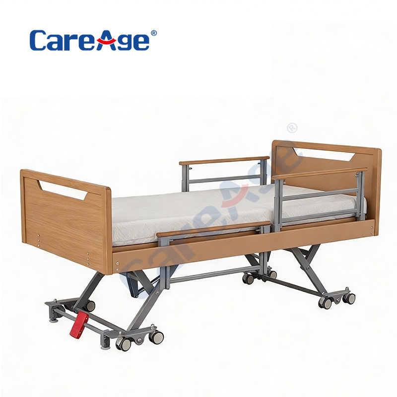 Cama de enfermagem elétrica ultrabaixa com cinco funções 74743